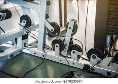 Sistema de poleas y cables de un multipower